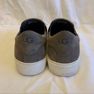 UGG Suede Slip On Platform Sneaker